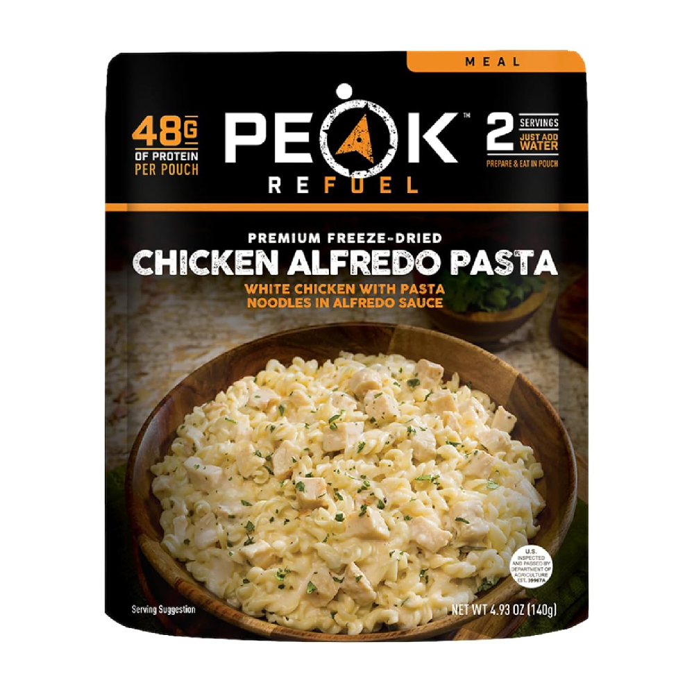 Peak Refuel Freeze-Dried Chicken Alfredo Pasta