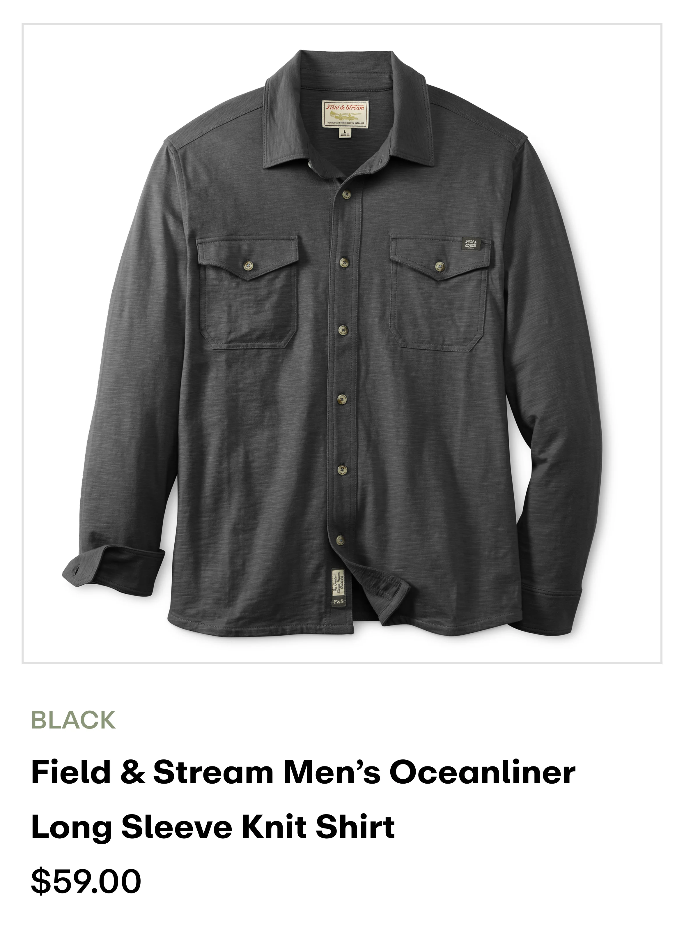 Amazon - Men's OCEANLINER - LS black