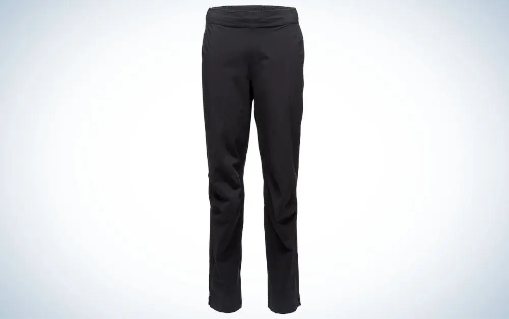 Black Diamond Stormline StretchÂ are the best rain pants for hiking.