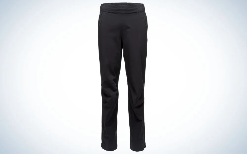 Black Diamond Stormline StretchÂ are the best rain pants for hiking.