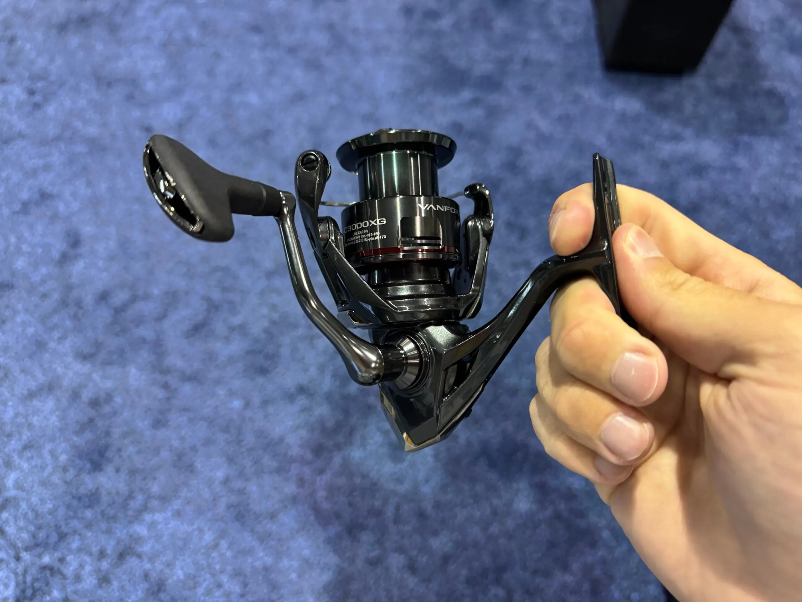 The new Shimano Vanford A spionning reel.