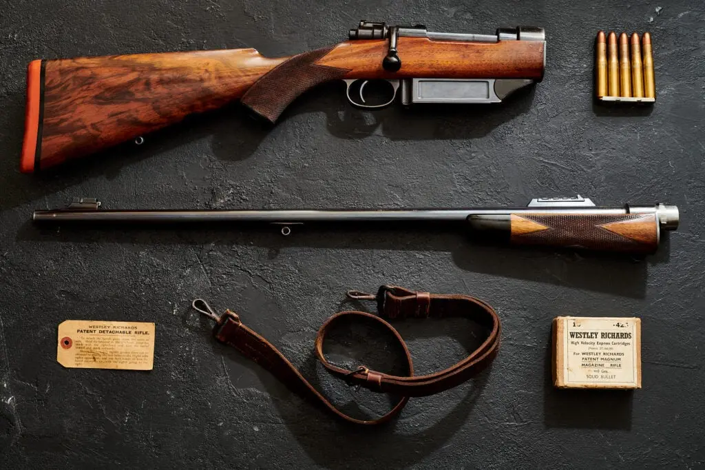 Westley Richards detachable rifle. 