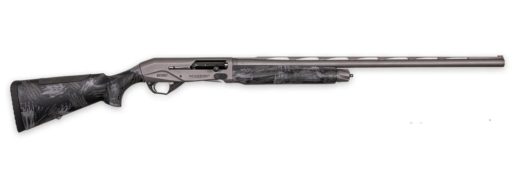 The new Weatherby Sorix shotgun on white background. 