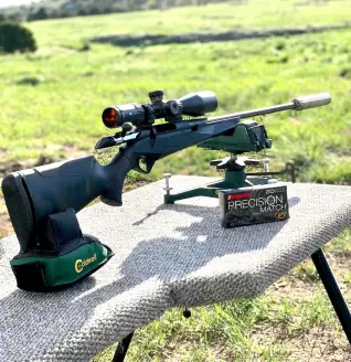 Benelli Lupo on bench