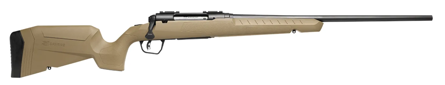 Savage Axis 2 bolt-action rifle on a white background.