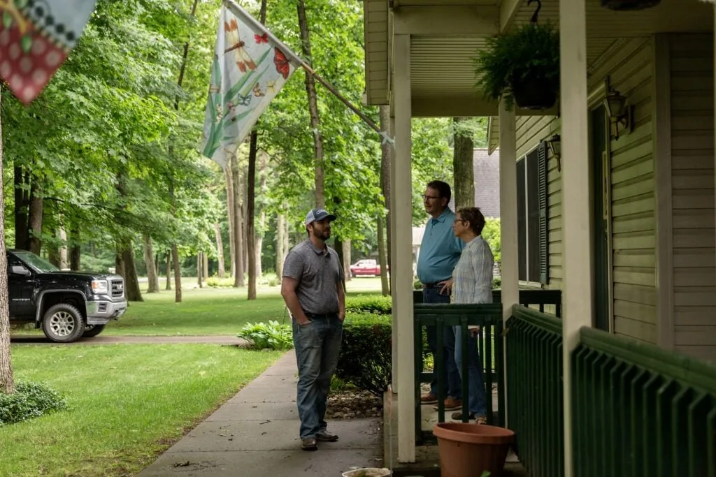 asking two land owners for hunting permission