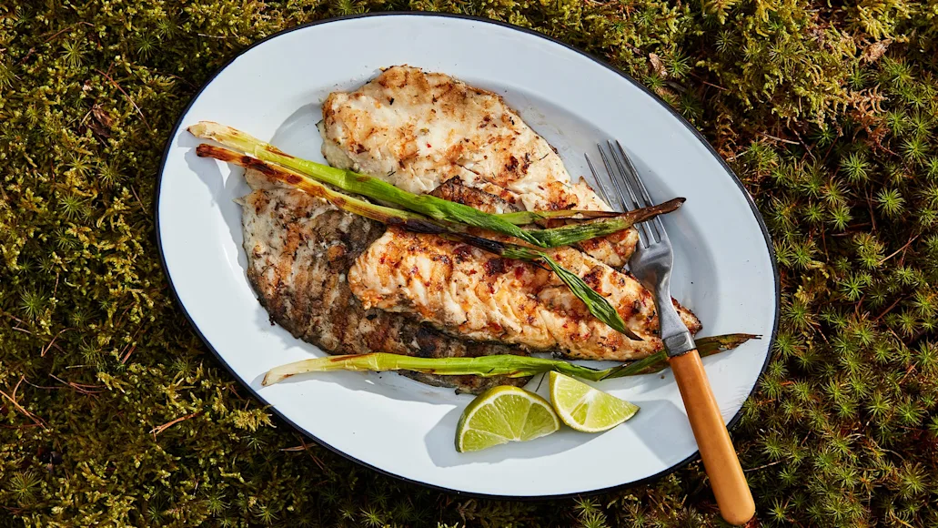 plate of cooked fish