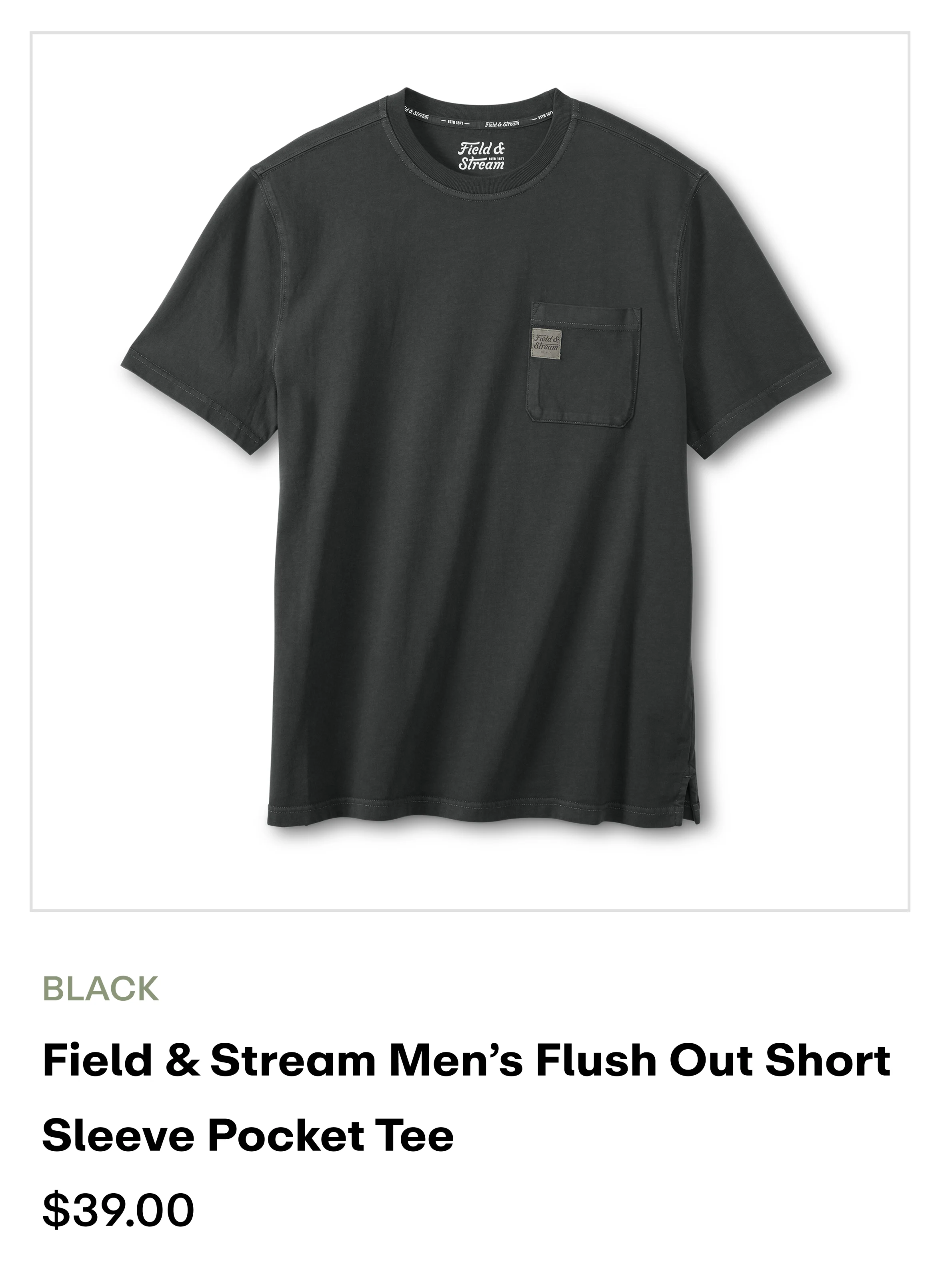 Amazon-Pocket Tees - black