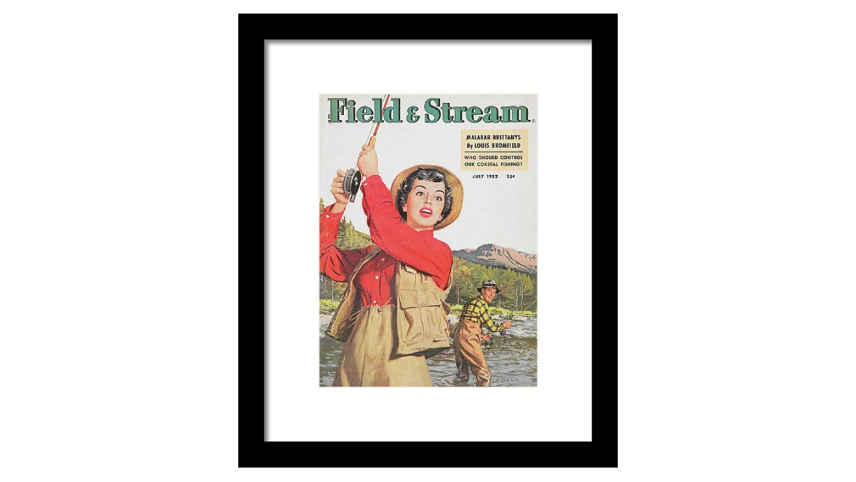 Field &amp; Stream Cover Print on white background