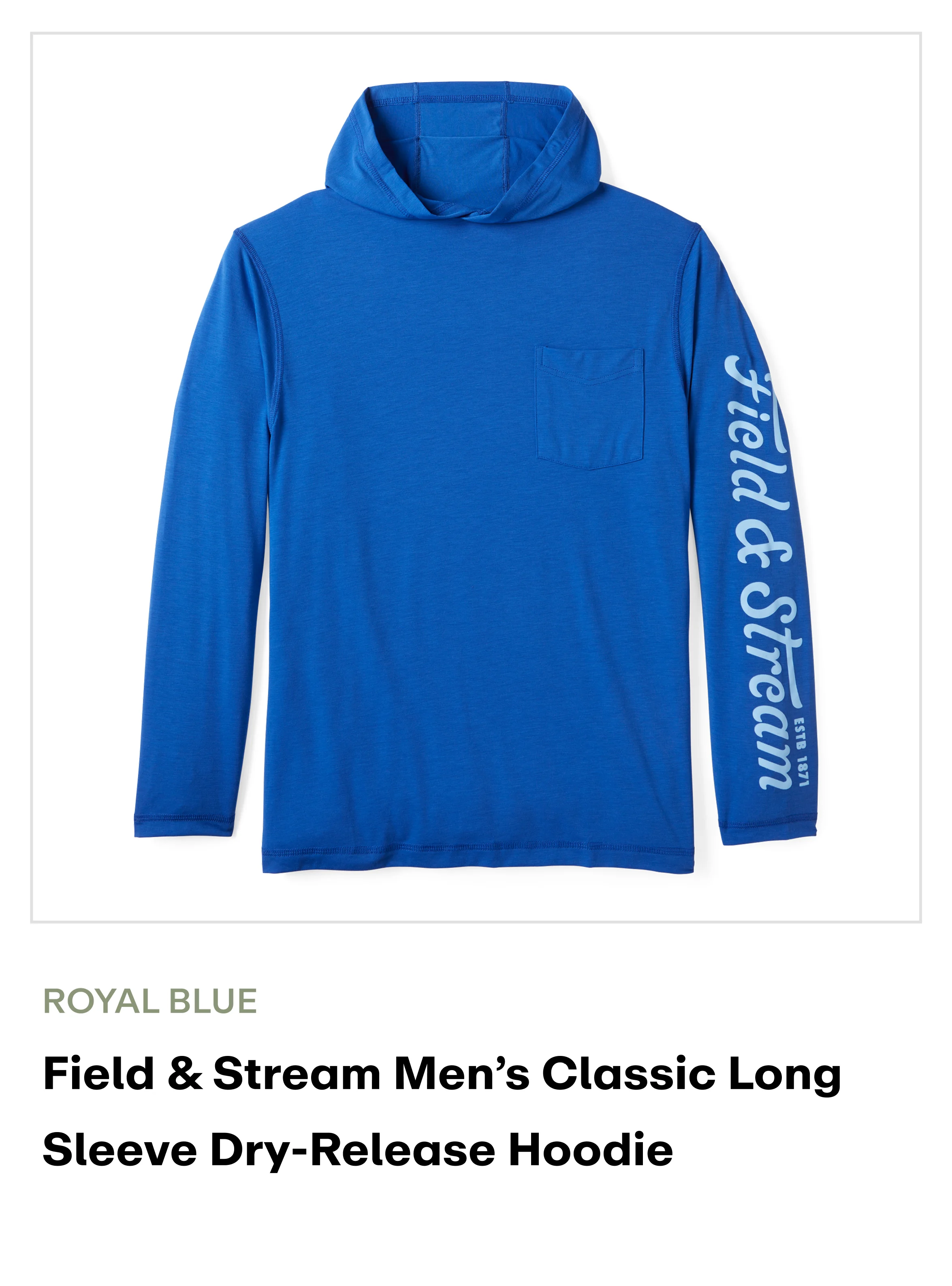 Amazon - Dry Release Hoodie - Royal Blue