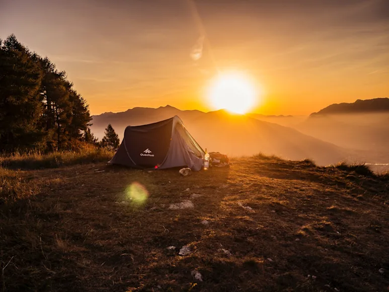 A Quecha pop-up tent at sunset, Best Family Camping Tents 2022