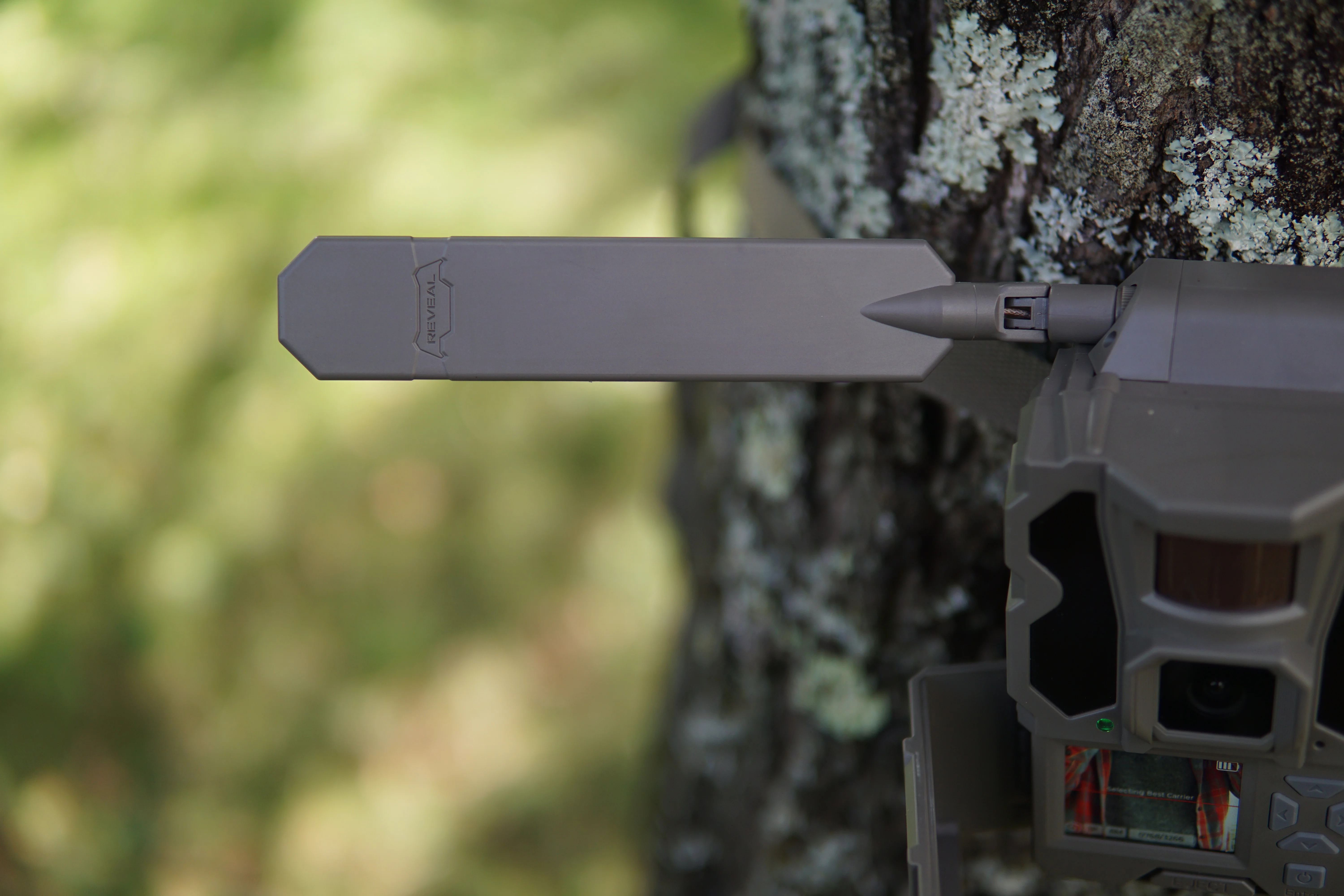 Tactacam reveal trail camera with antennae