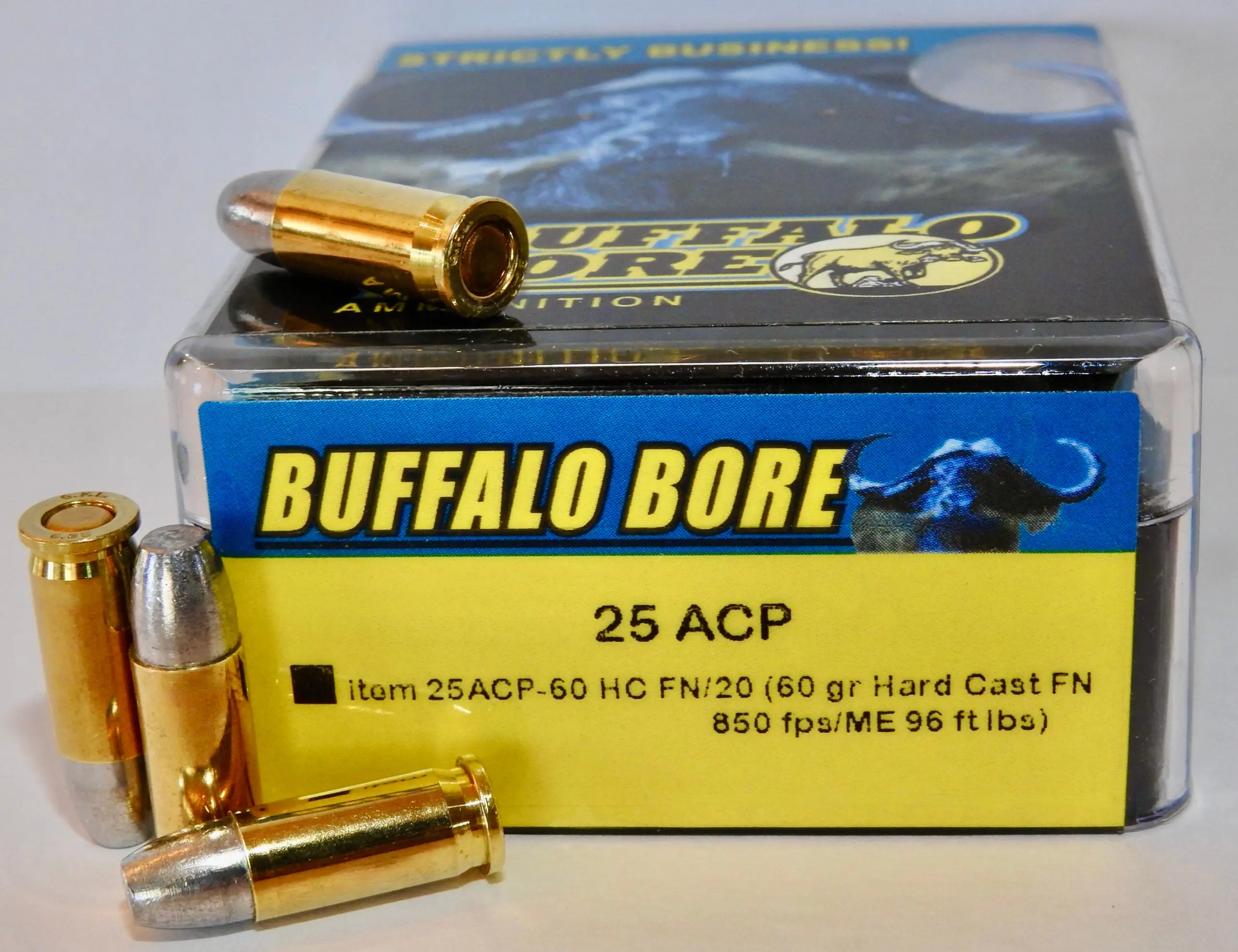 Buffalo Bore 25 Auto Hardcast. 