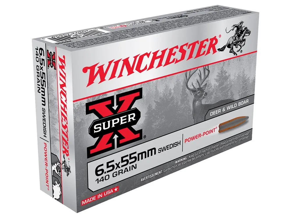 Winchester Super X 6.5x55 Swede 140-grain Power Point