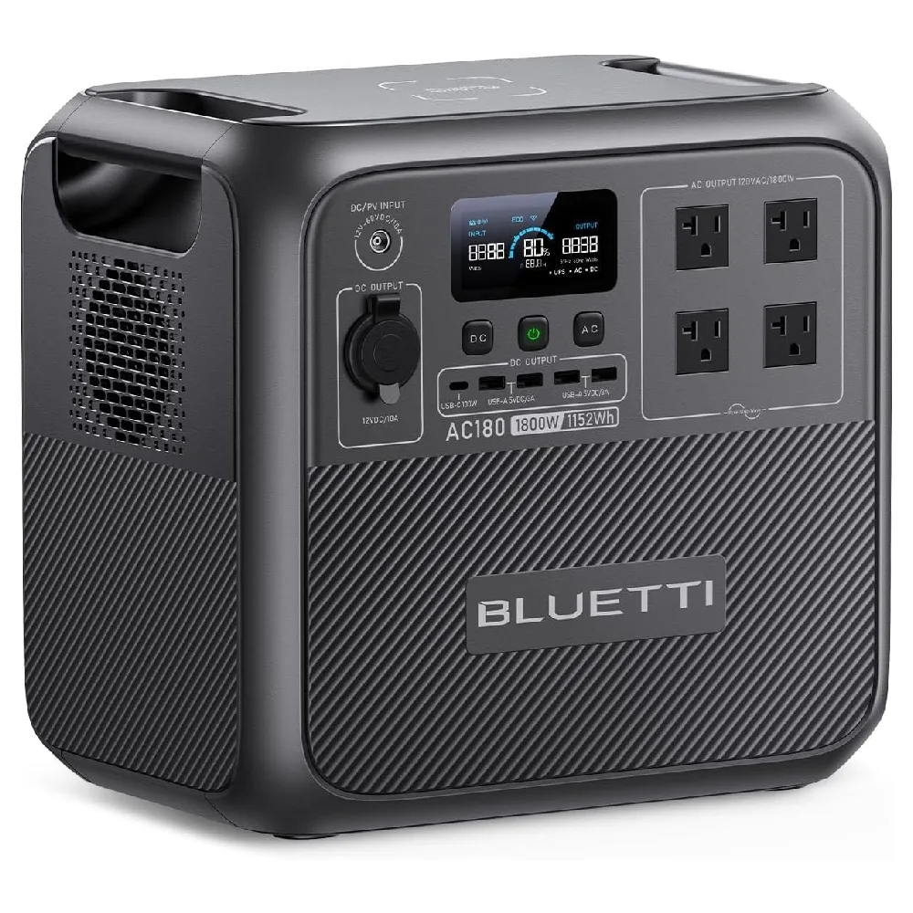 Bluetti AC180 1800W Solar Generator