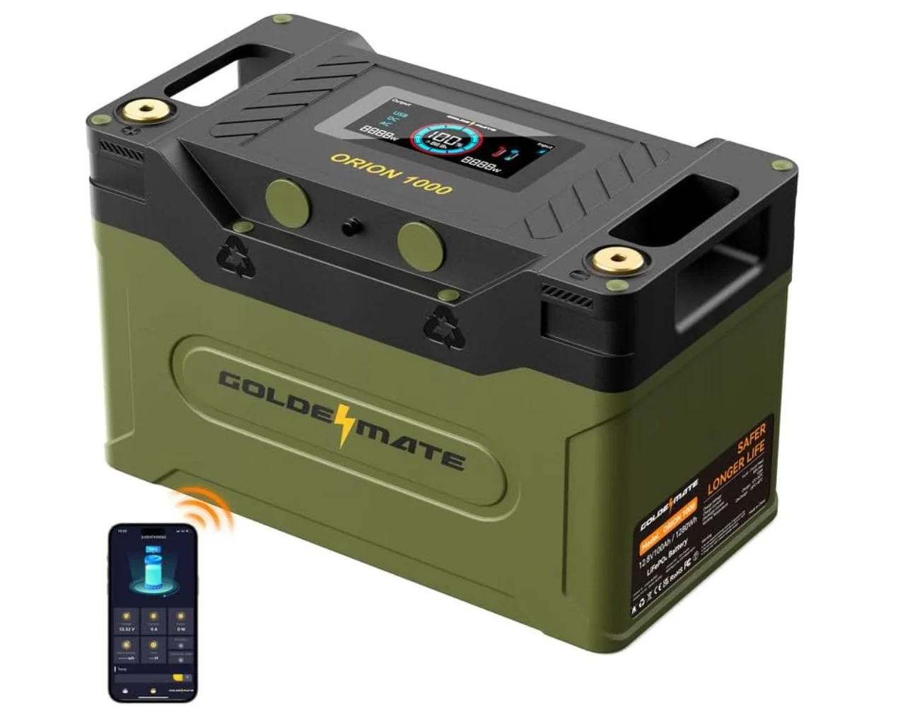 Goldenmate Orion 1000 12V Lithium Battery