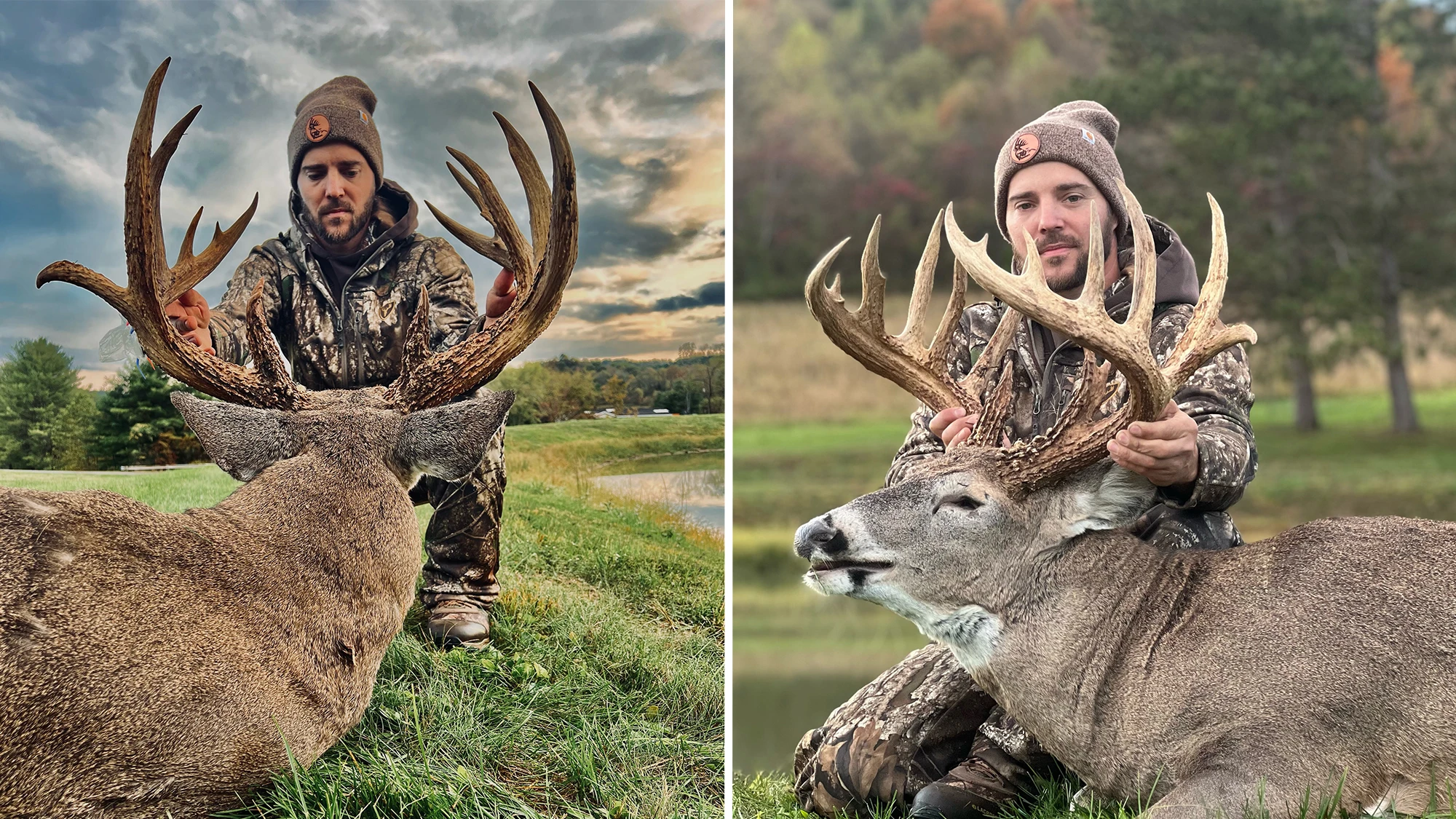 Ohio hunter Daniel Cermeans poses with a 200-inch whitetail buck.