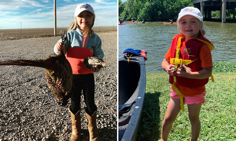 girlwpheasantandturtles