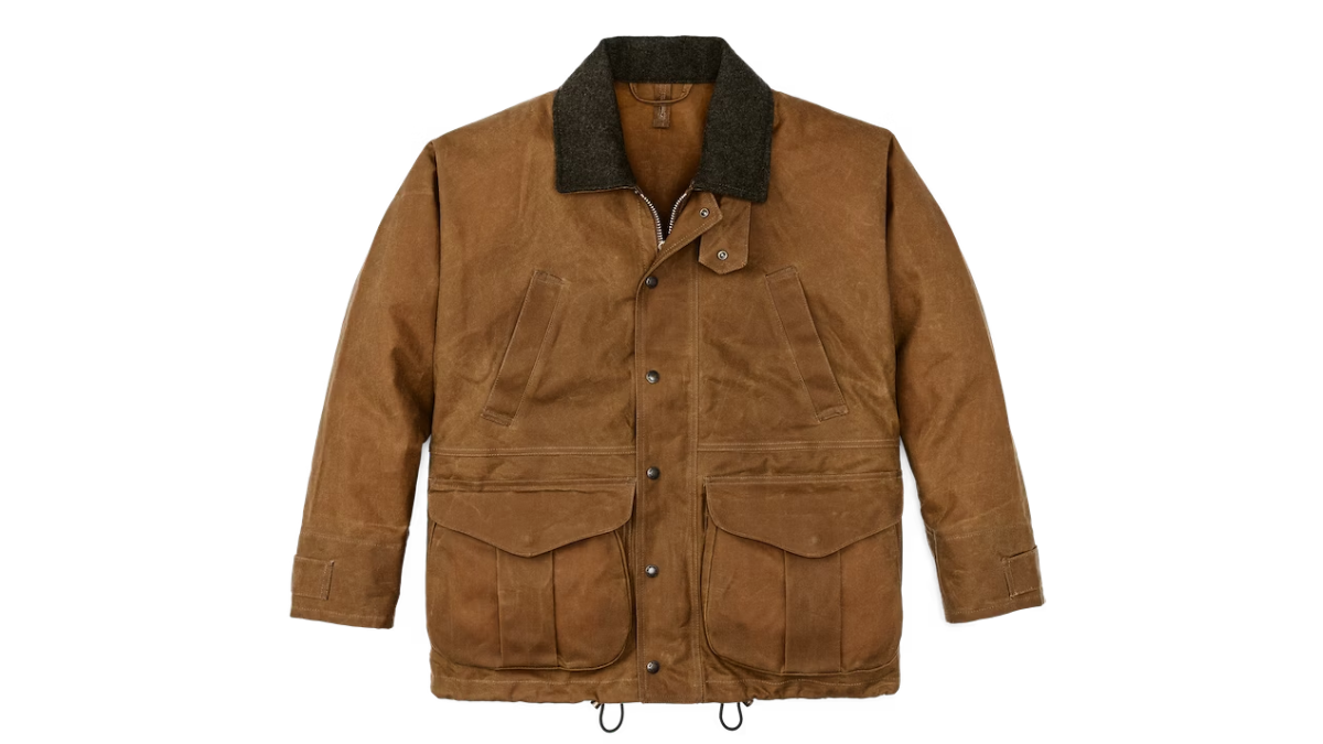 Filson Tin Cloth Field Jacket on white background