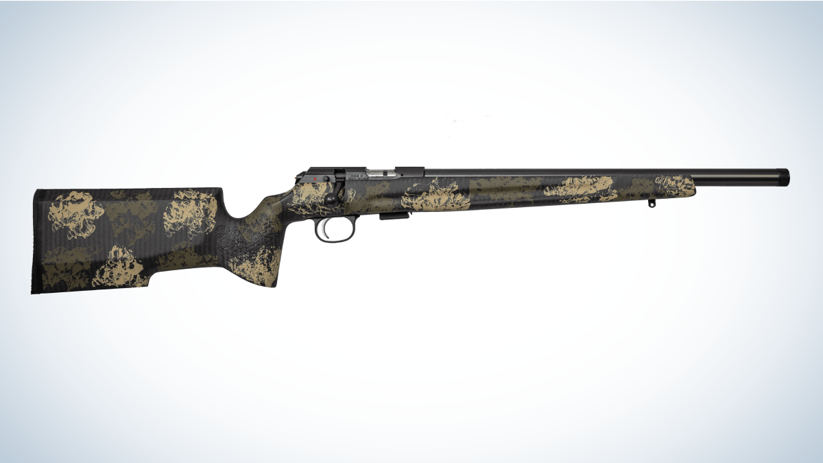 CZ 457 Varmint Precision Trainer Camo Black Bolt Action Rifle - 22 Long Rifle