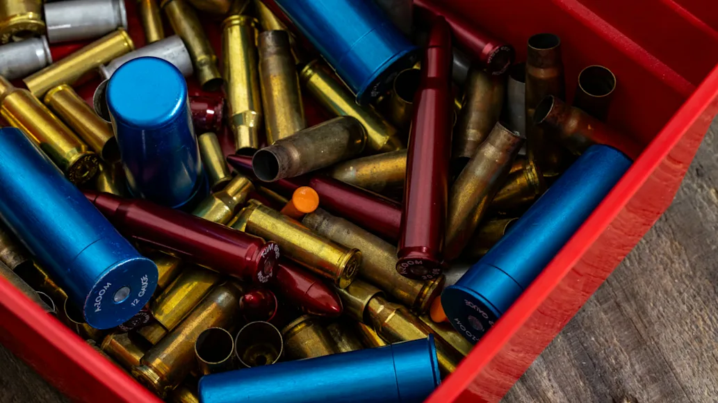 Box of Shotshells and Rifle Ammo