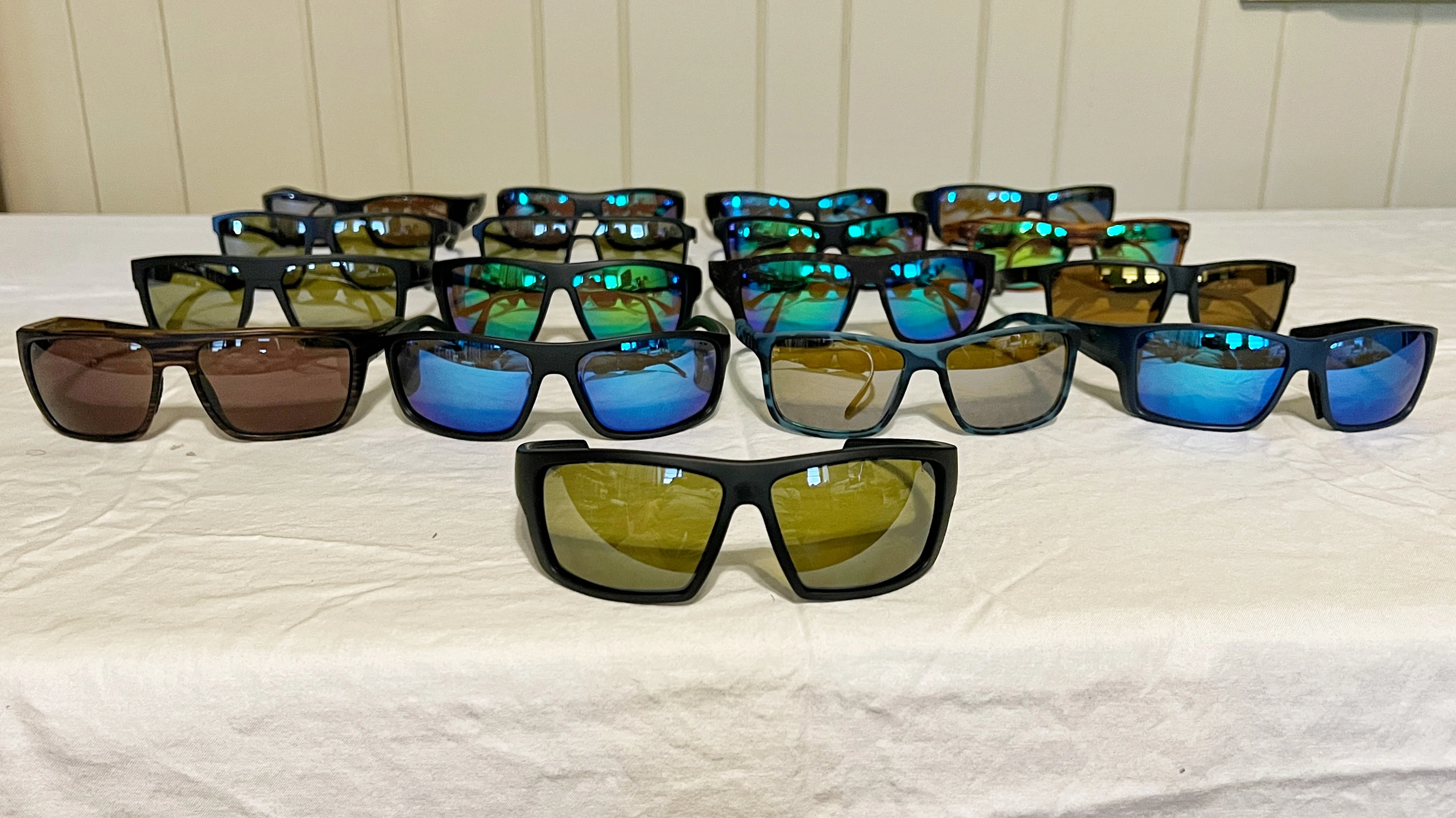 Sunglasses on table