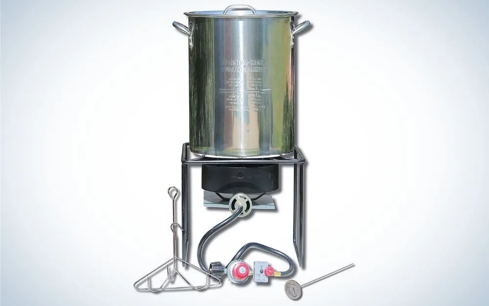 King Kooker SS12RTF is the best turkey fryer with stainless steel.