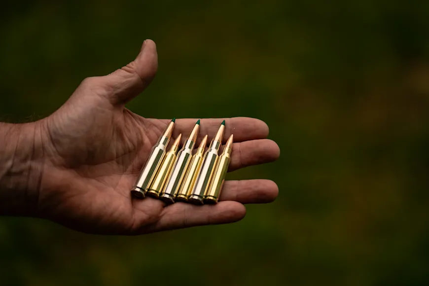 Bullets in hand