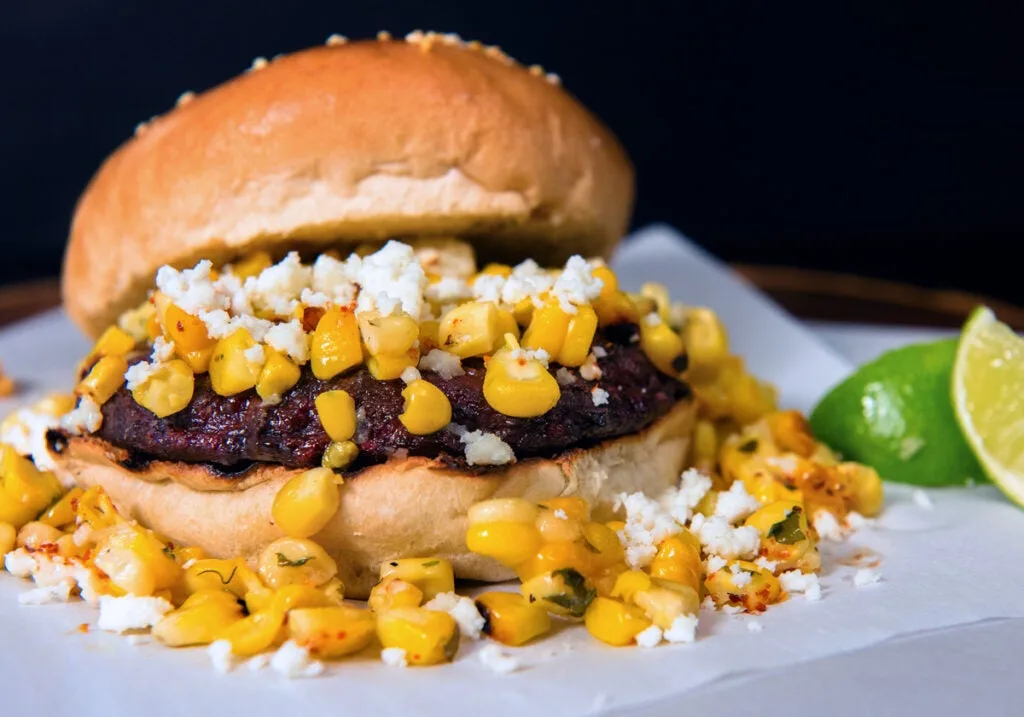 Hamburguesa de Elotes