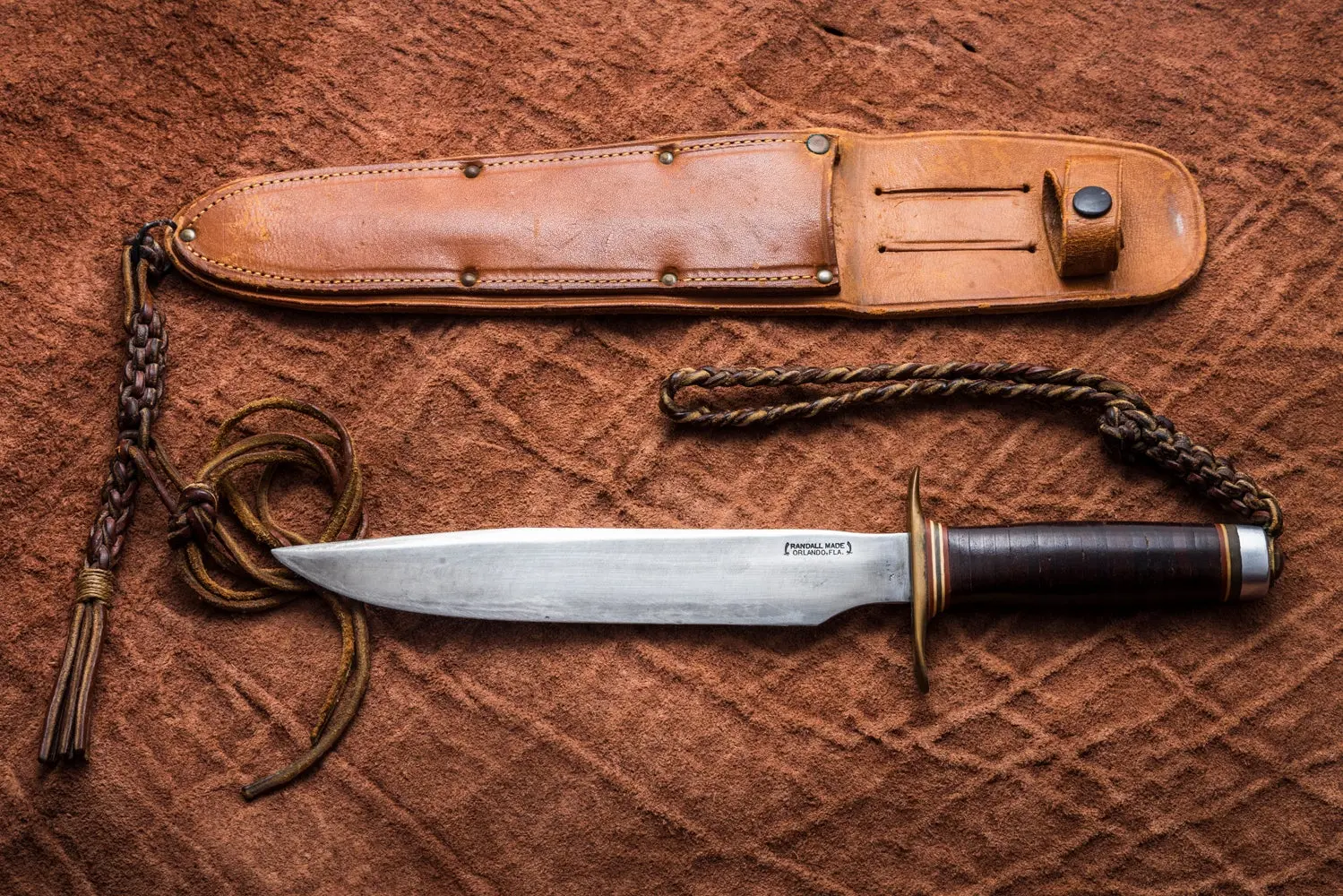 randall knife with sheath