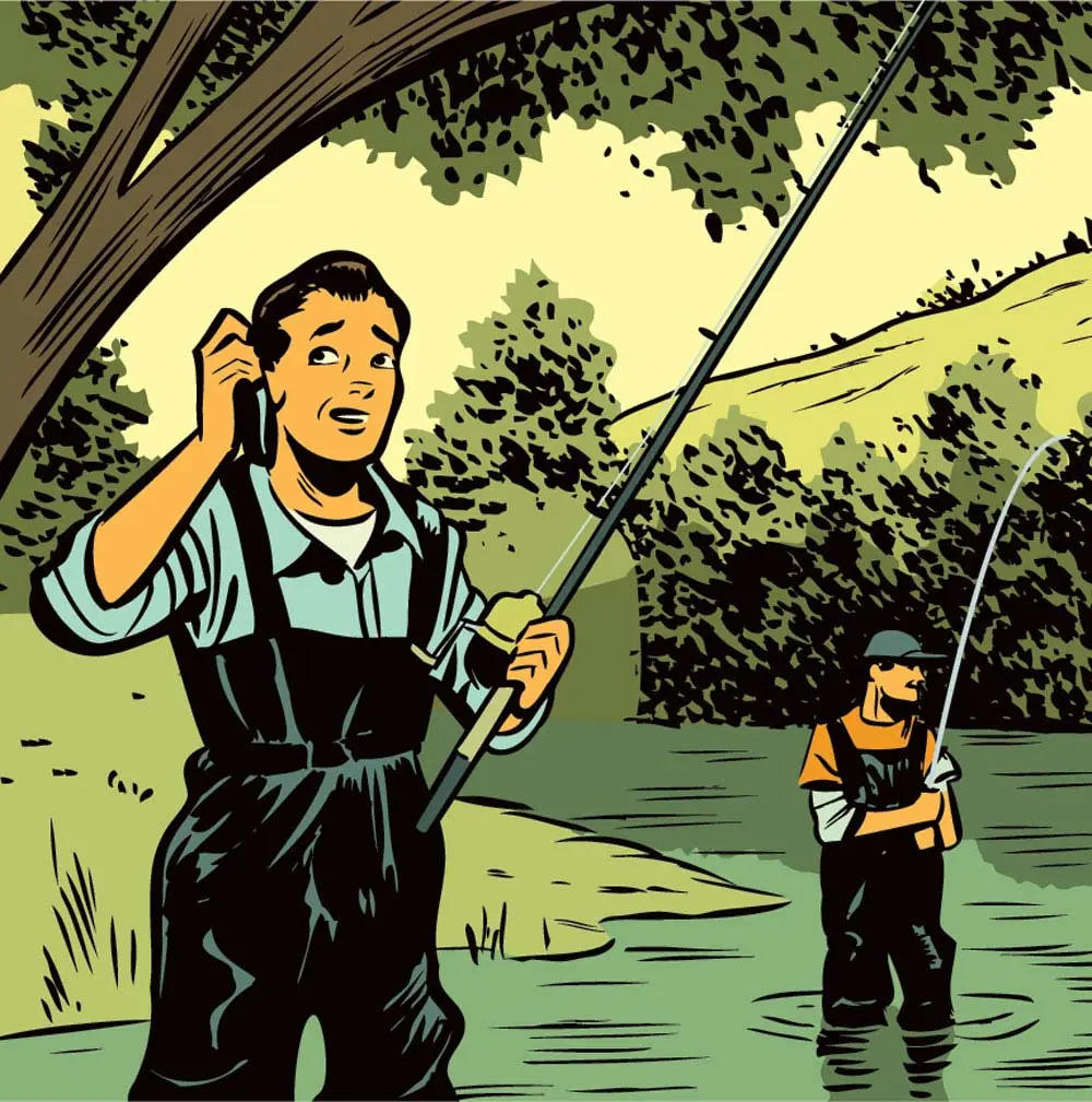 fishing excuses illustration