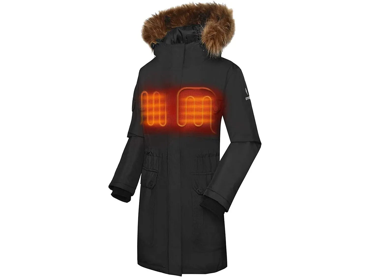 Ororo Women's Heated Parka Jacket with Thermolite Insulation