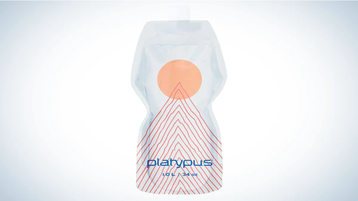 Platypus SoftBottle on gray and white background