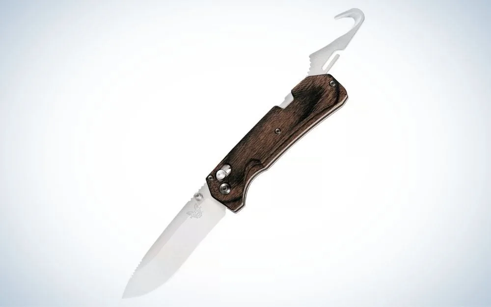 Benchmade Grizzly Creek is the best pocket knife for hunting.