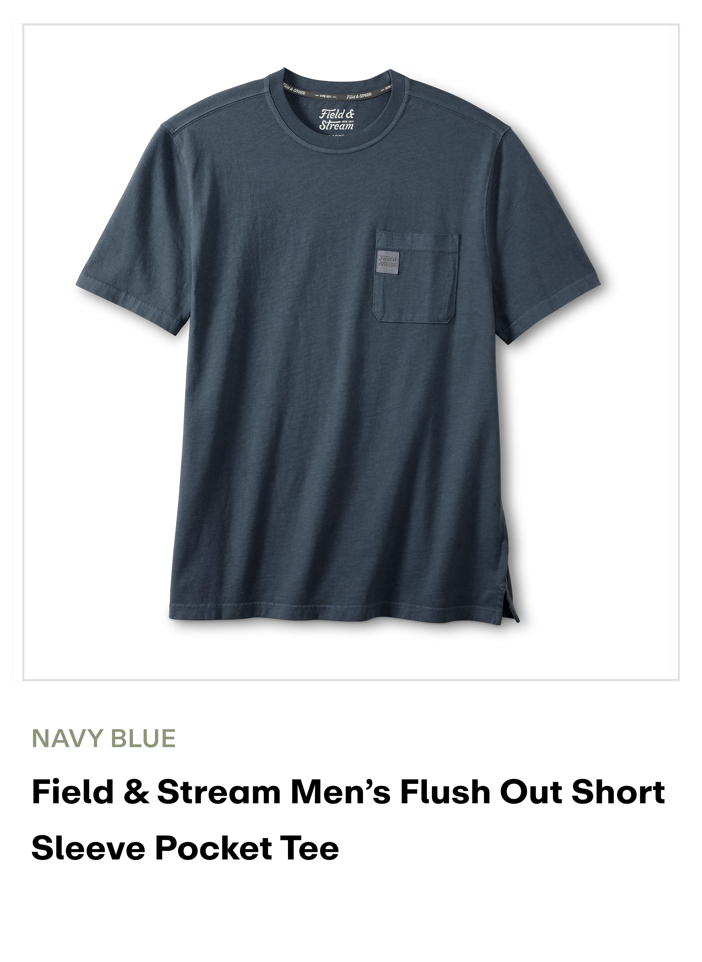 amazon - Pocket Tee - Navy blue