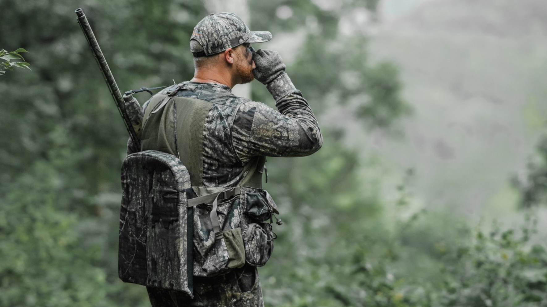 Hunter wearing Alps OutdoorZ Turkey Vest