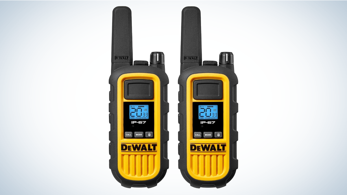 Best Walkie Talkies: DeWalt DXFRS800 Walkie Talkies