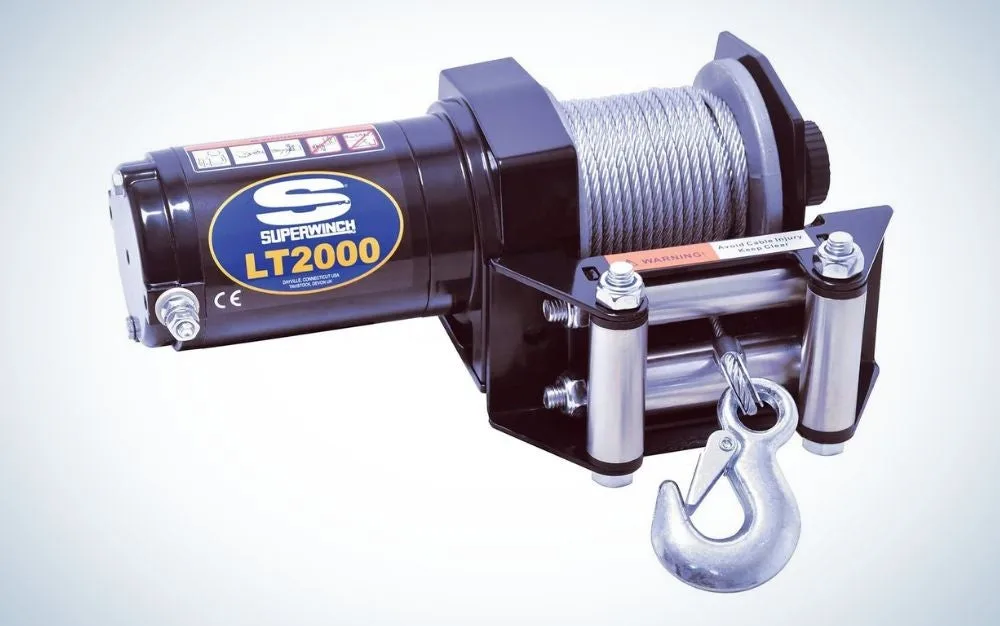 Superwinch LT2000 12v DC ATV Winch is the best bargain ATV winch.