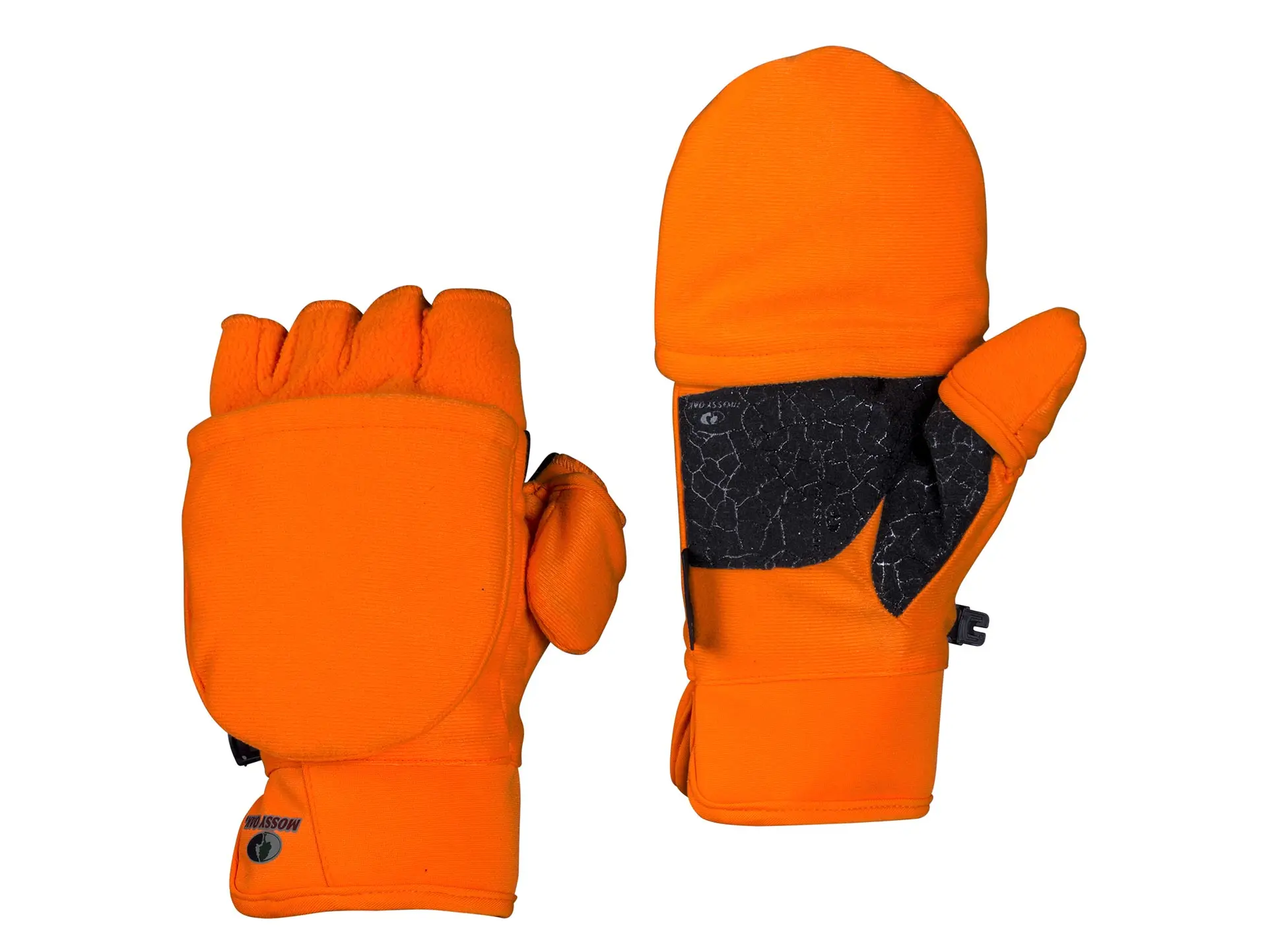 Mossy Oak Blaze Orange Youth Pop-Top Gloves