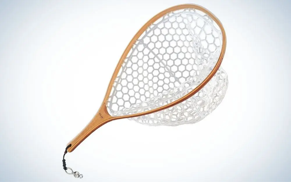 Brodin Phantom Cutthroat Landing Net is the best wooden net.