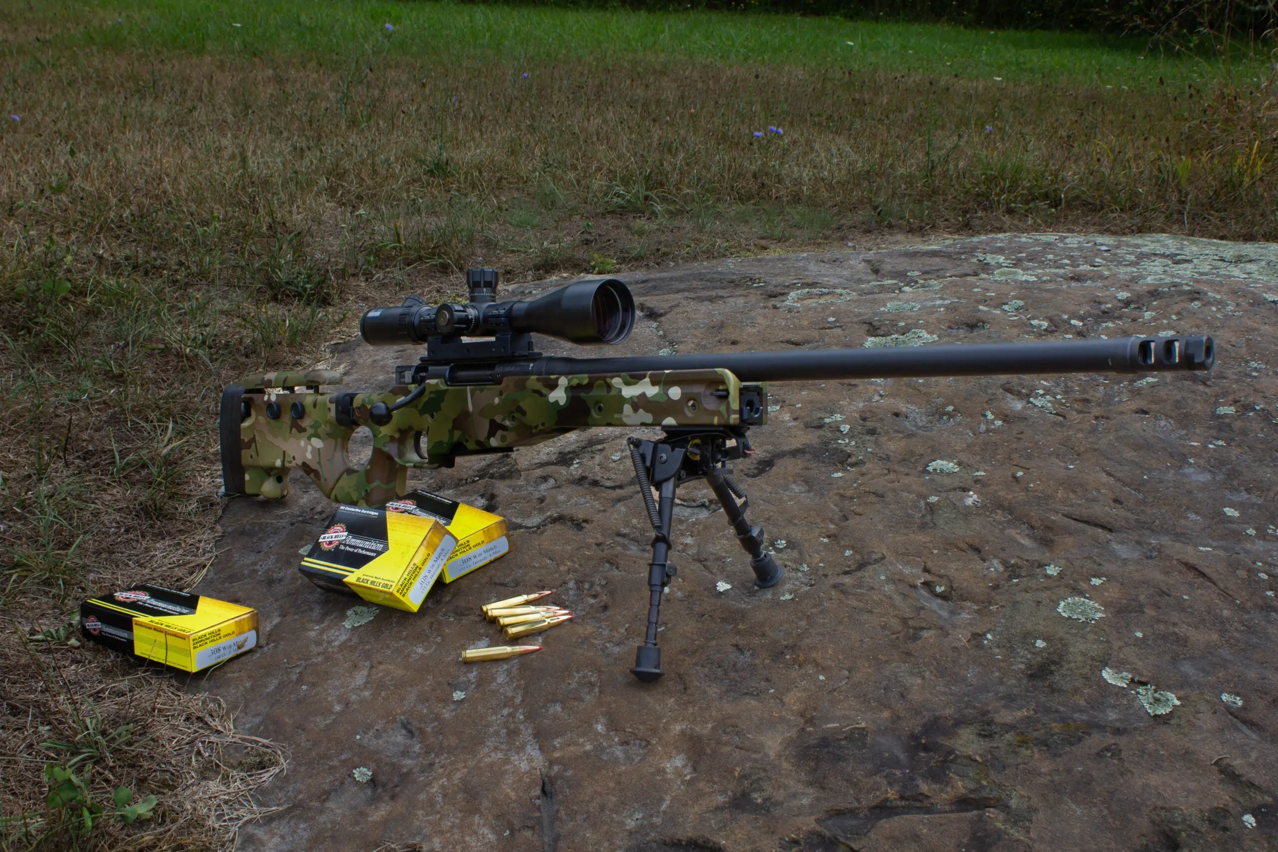 photo of a precision rifle