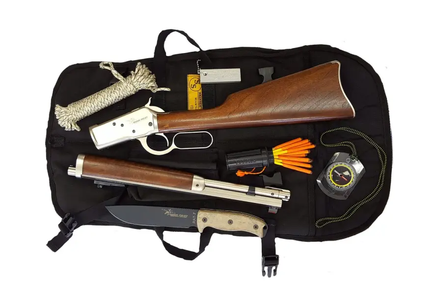 Skinner Sights Bush Pilot Carbine Survival Kit.