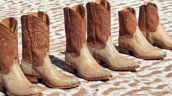 Tecovas leather cowboy boots