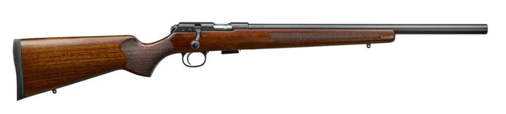 CZ 457 Varmint on a white background.