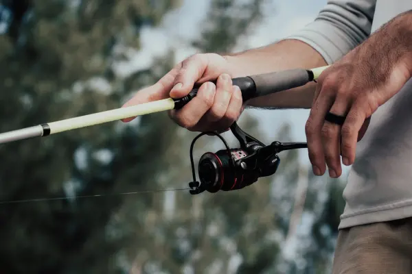 Fishing reel and rod combo