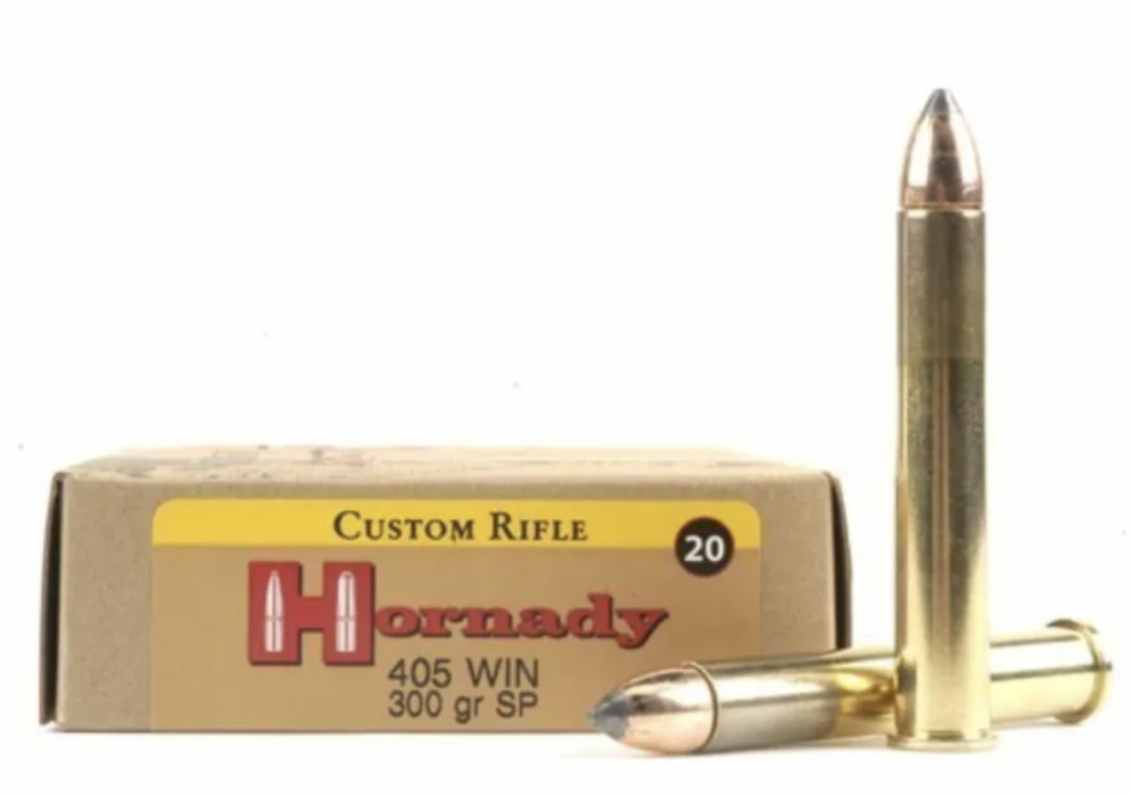 405 Winchester deer hunting cartridges.