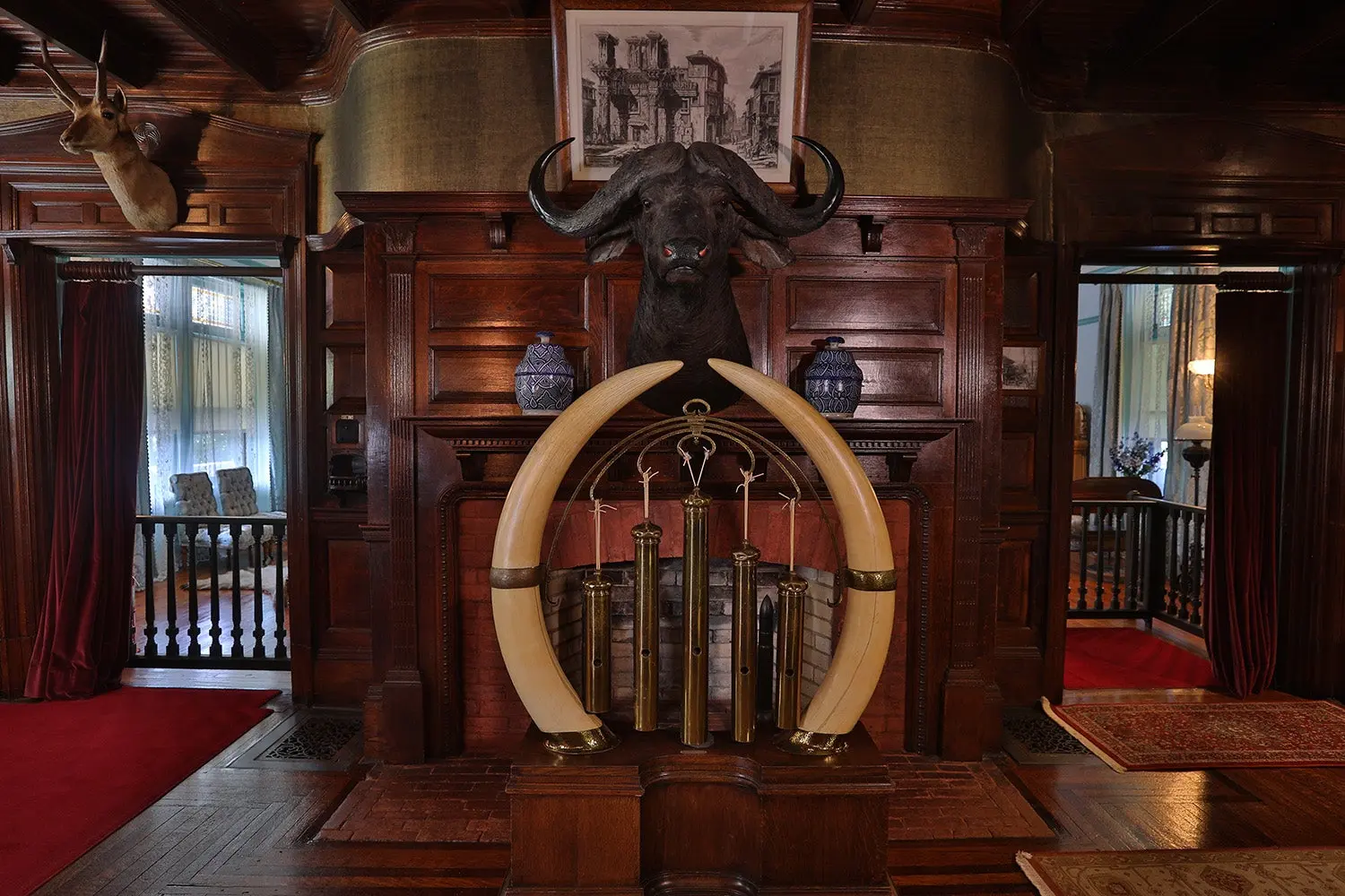 Front hall of Sagamore Hill estate. 