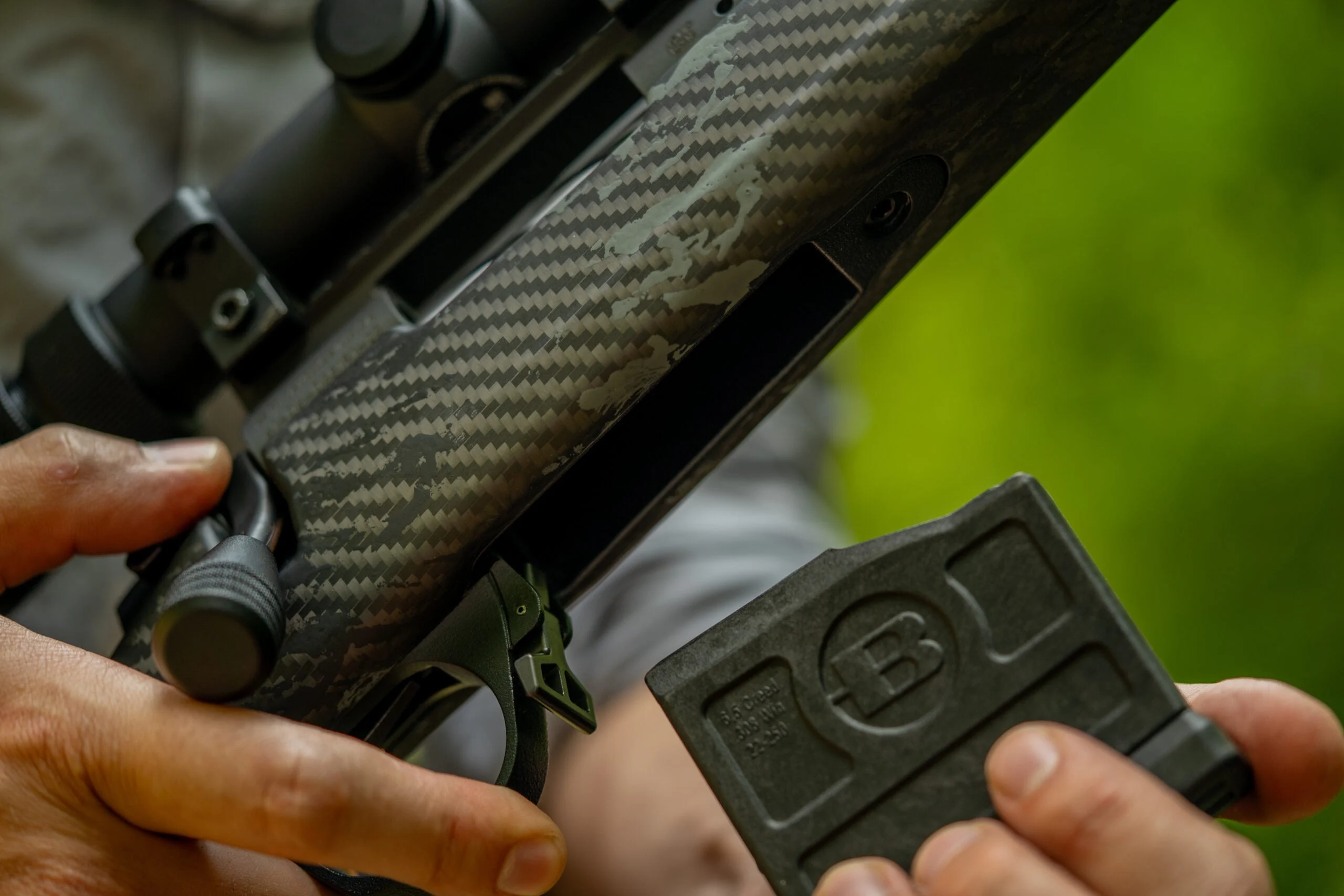 A photo of a Bergara B-14 rifle during a rifle review for Field &amp; Stream