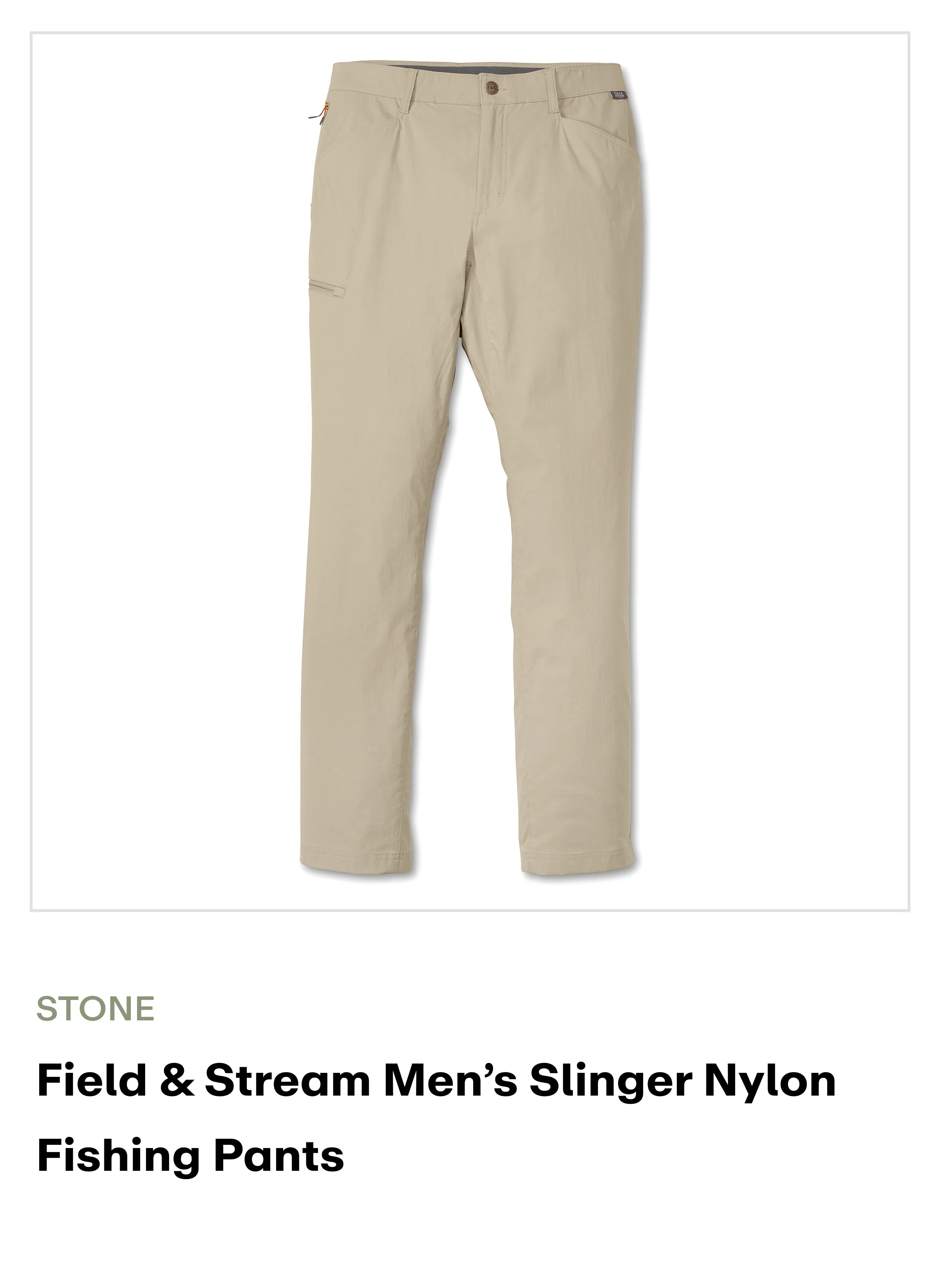 Amazon - Slinger Pant - Stone
