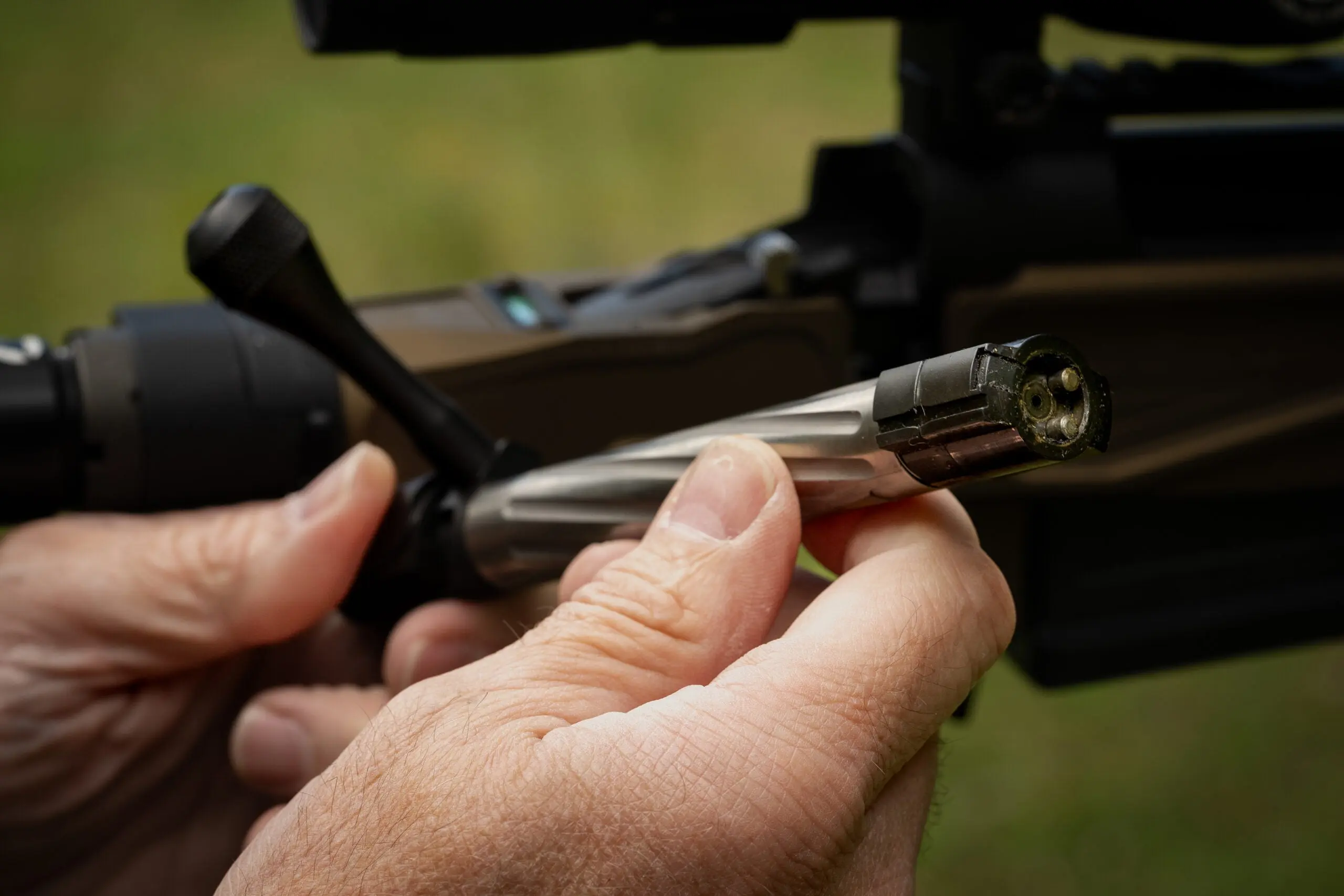 A rifle bolt for the Bergara MG Lite.